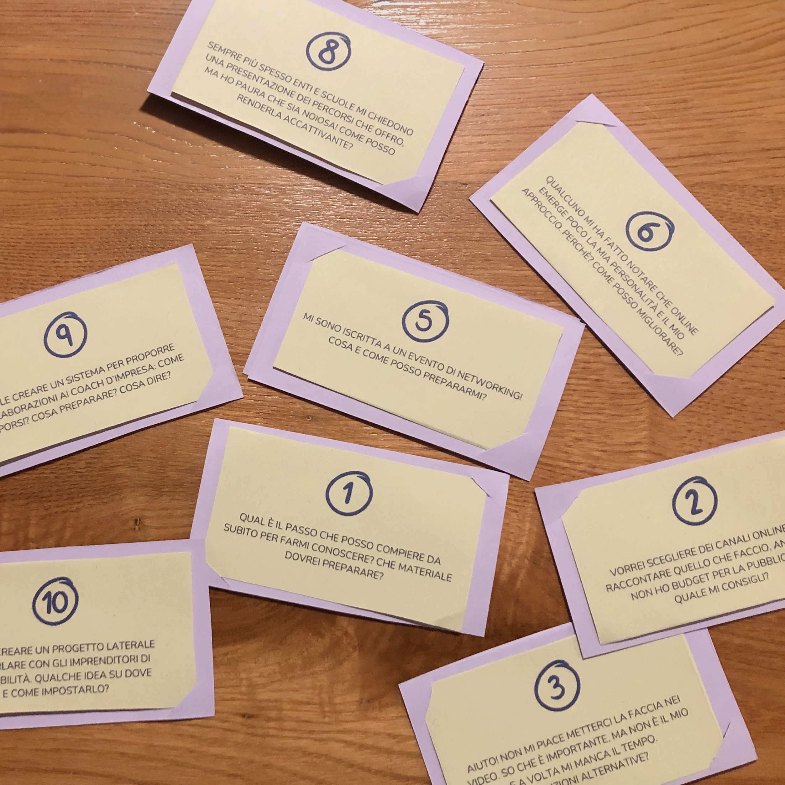 A Parole Tue Cards